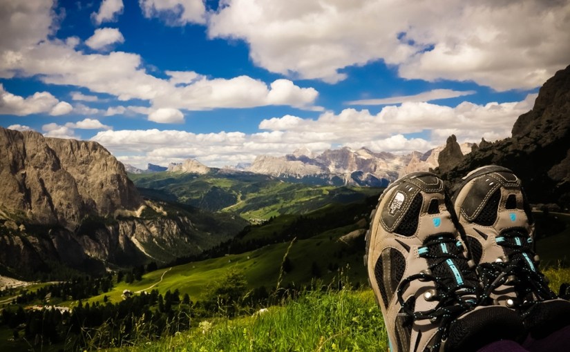 Wandern in den Dolomiten: Wolken &&nbsp;Berge