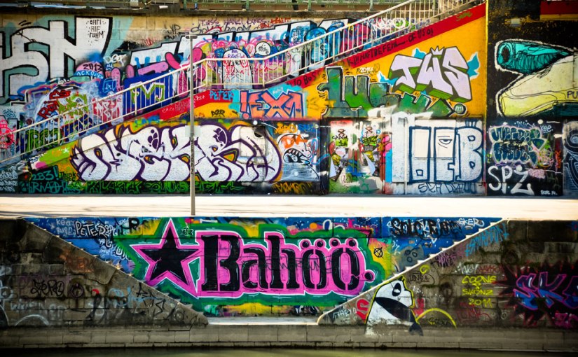 #ifiwasatourist – Streetart am Donaukanal oder Magic Letters:&nbsp;Q